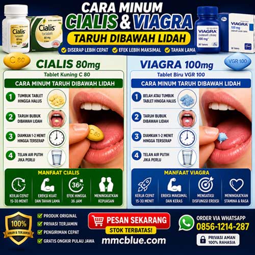 Cara Minum Obat Kuat Cialis Dan Viagra Taruh Dibawah Lidah